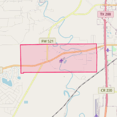 Map of Bailey's Prairie