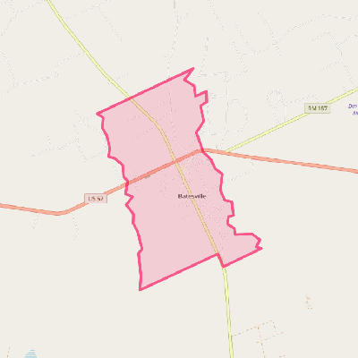 Map of Batesville