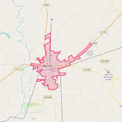 Map of Bay City