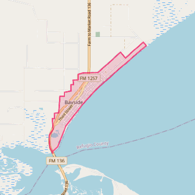 Map of Bayside