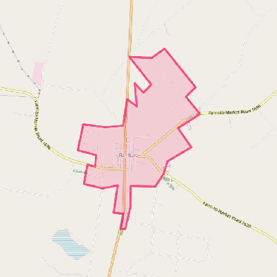 Map of Bedias