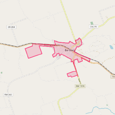 Map of Bertram