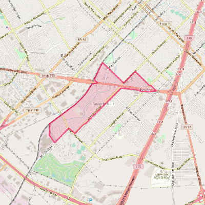 Map of Beverly Hills