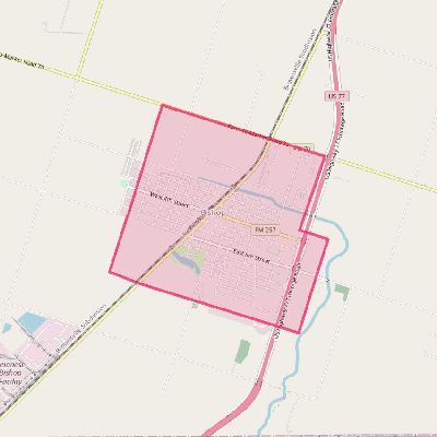 Map of Bishop