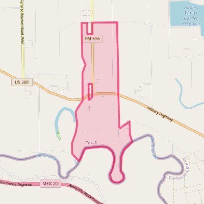 Map of Bluetown