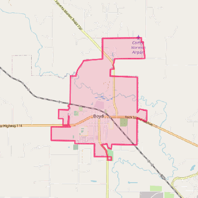 Map of Boyd