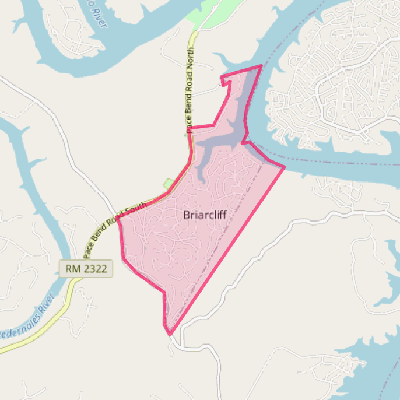 Map of Briarcliff