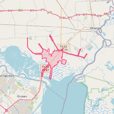 Map of Bridge City