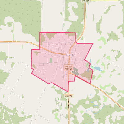 Map of Bronte