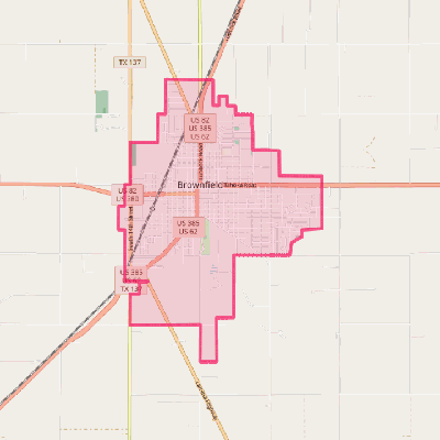 Map of Brownfield