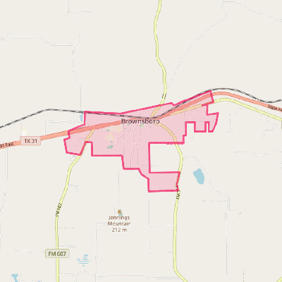 Map of Brownsboro