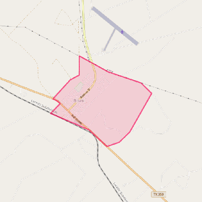 Map of Bruni