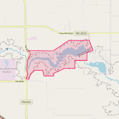 Map of Buffalo Springs