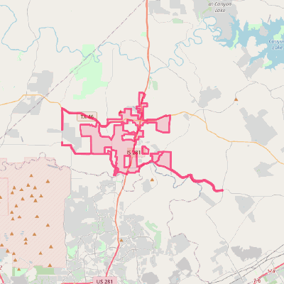 Map of Bulverde