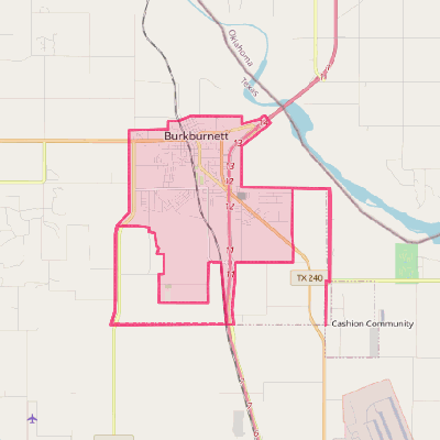 Map of Burkburnett