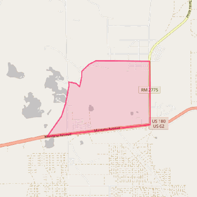 Map of Butterfield