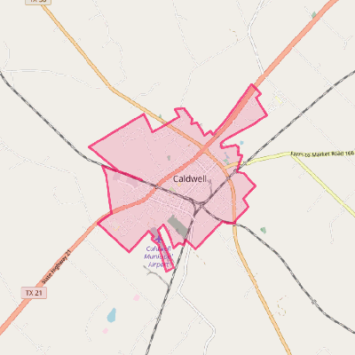 Map of Caldwell