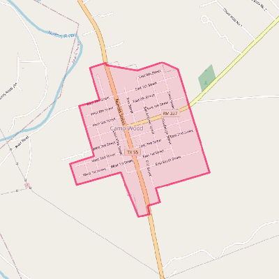 Map of Camp Wood