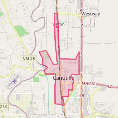 Map of Canutillo