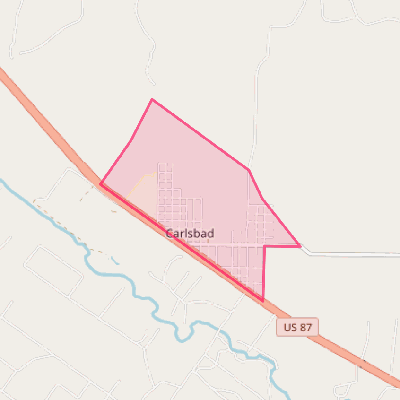 Map of Carlsbad