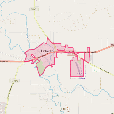 Map of Castroville