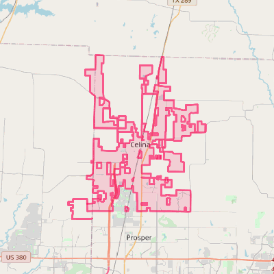 Map of Celina