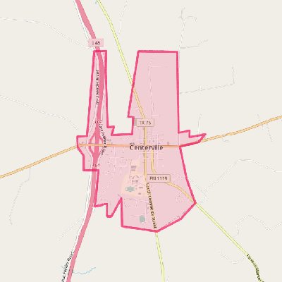 Map of Centerville