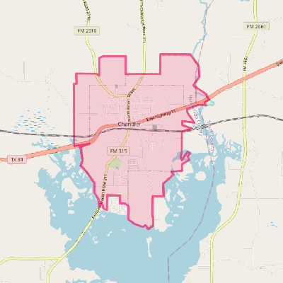 Map of Chandler