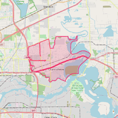 Map of Channelview