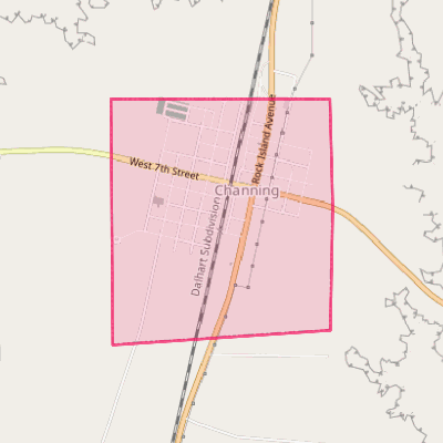 Map of Channing