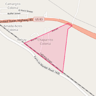 Map of Chaparrito