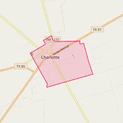 Map of Charlotte