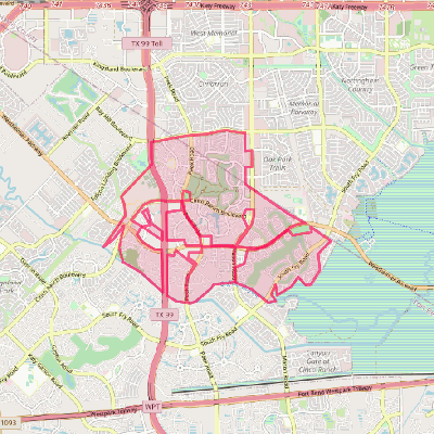 Map of Cinco Ranch