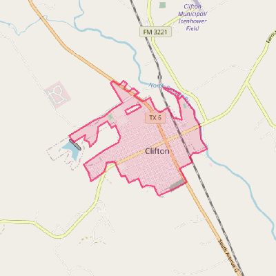 Map of Clifton