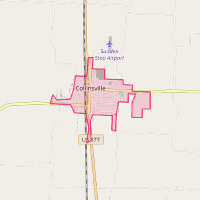 Map of Collinsville