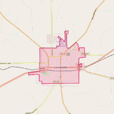 Map of Comanche