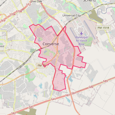 Map of Converse