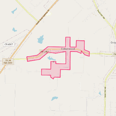 Map of Cottonwood