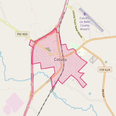 Map of Cotulla