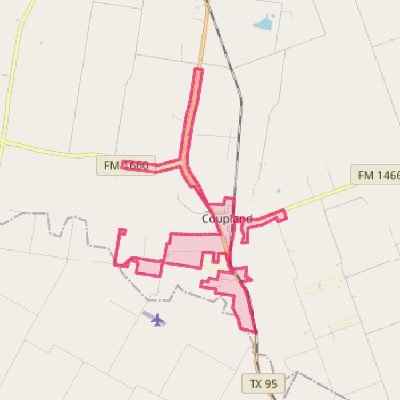 Map of Coupland