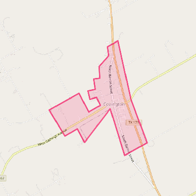 Map of Covington