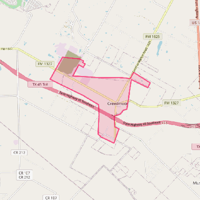 Map of Creedmoor