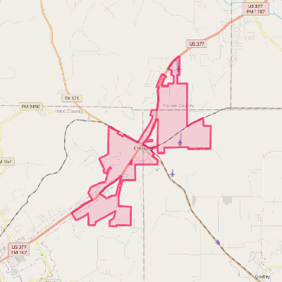 Map of Cresson