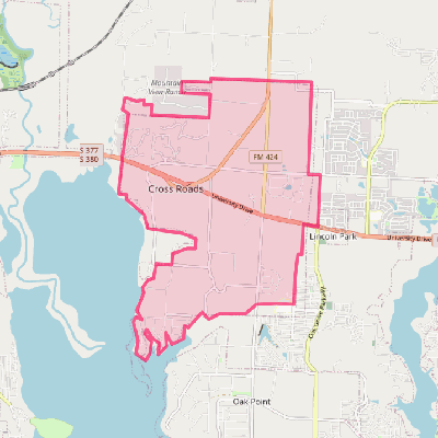 Map of Cross Roads