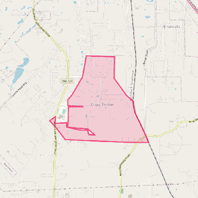 Map of Cross Timber