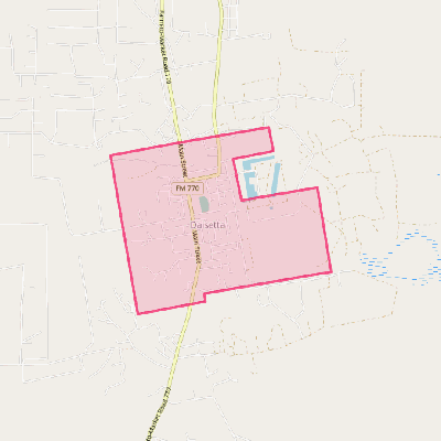 Map of Daisetta