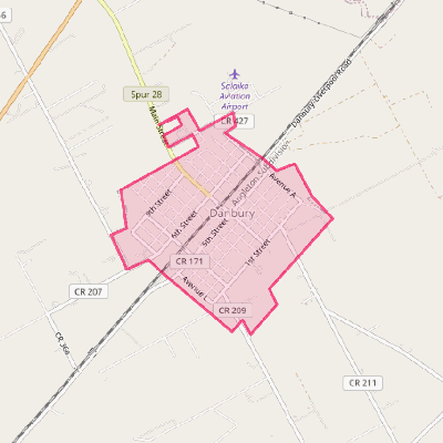 Map of Danbury