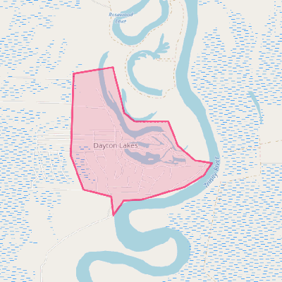 Map of Dayton Lakes