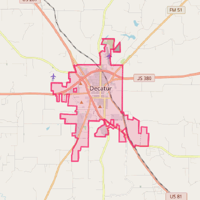 Map of Decatur