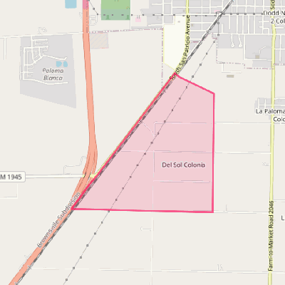 Map of Del Sol